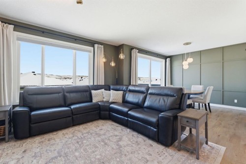 459 Rivercrest Road, Cochrane, AB - Indoor Photo Showing Living Room