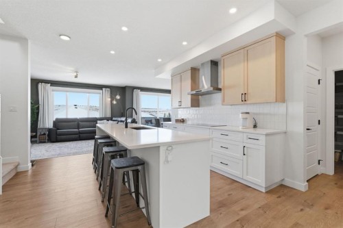 459 Rivercrest Road, Cochrane, AB - Indoor Photo Showing Kitchen