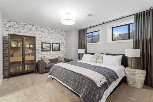 53 Watermark Crescent, Rural Rocky View County, AB - Indoor Photo Showing Bedroom