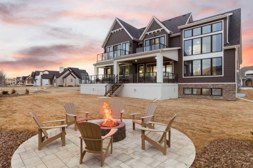 53 Watermark Crescent, Rural Rocky View County, AB - Outdoor With Balcony