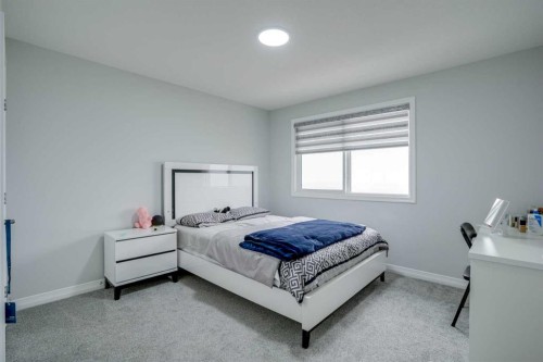 673 Corner Meadows Way Ne, Calgary, AB - Indoor Photo Showing Bedroom