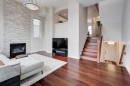 14 Everridge Common Sw, Calgary, AB  - Indoor Photo Showing Living Room With Fireplace 