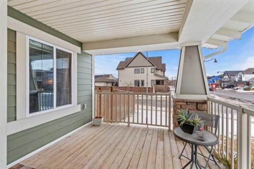 333 Mahogany Boulevard Se, Calgary, AB - Outdoor With Deck Patio Veranda With Exterior