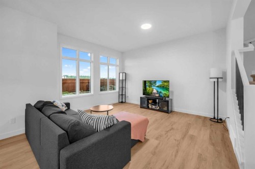288 Sora Terrace Se, Calgary, AB - Indoor Photo Showing Living Room