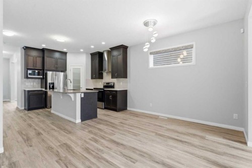 730 Redstone Drive Ne, Calgary, AB - Indoor Photo Showing Kitchen With Upgraded Kitchen