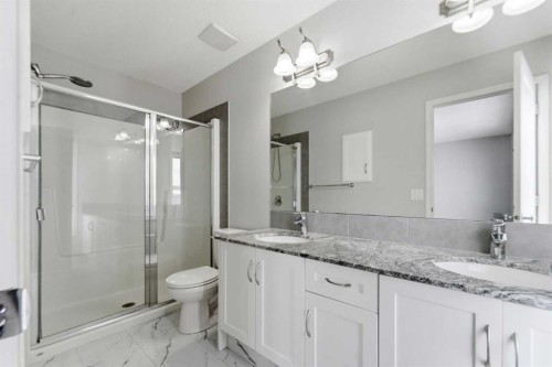 730 Redstone Drive Ne, Calgary, AB - Indoor Photo Showing Bathroom