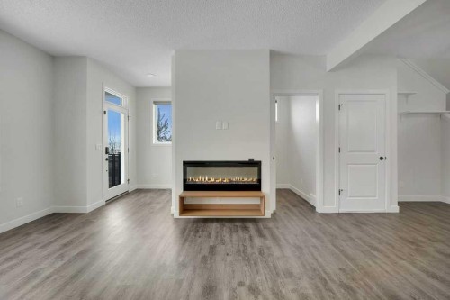 103 Highview Gate Se, Airdrie, AB - Indoor With Fireplace