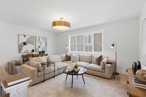 378 Bessborough Drive Sw, Calgary, AB - Indoor Photo Showing Living Room
