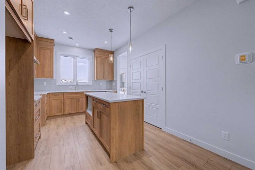 64 Amblefield View Nw, Calgary, AB - Indoor Photo Showing Kitchen