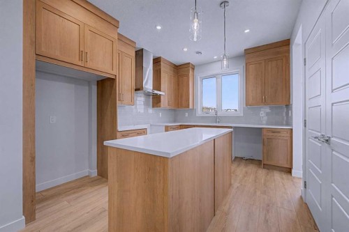 64 Amblefield View Nw, Calgary, AB - Indoor Photo Showing Kitchen