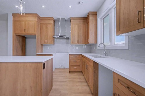 64 Amblefield View Nw, Calgary, AB - Indoor Photo Showing Kitchen