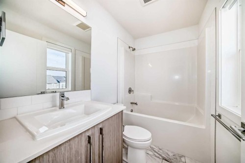 693 Savanna Boulevard Ne, Calgary, AB - Indoor Photo Showing Bathroom