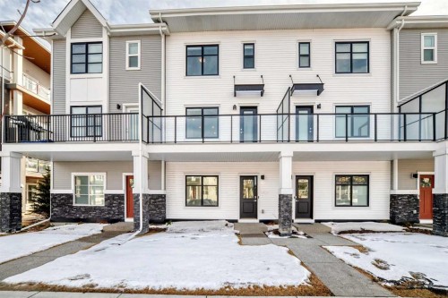693 Savanna Boulevard Ne, Calgary, AB - Outdoor With Balcony With Facade