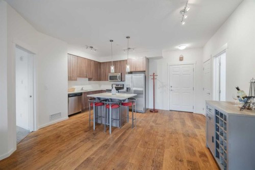 1216-215 Legacy Boulevard Se, Calgary, AB - Indoor Photo Showing Kitchen With Stainless Steel Kitchen