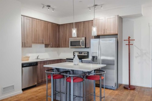 1216-215 Legacy Boulevard Se, Calgary, AB - Indoor Photo Showing Kitchen With Stainless Steel Kitchen With Upgraded Kitchen