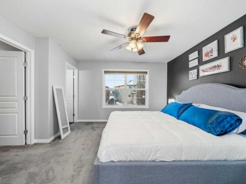 115 Canals Circle Sw, Airdrie, AB - Indoor Photo Showing Bedroom