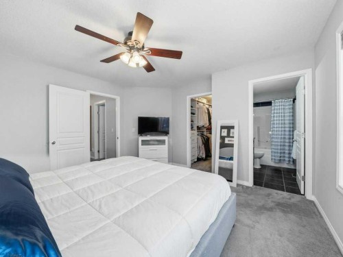 115 Canals Circle Sw, Airdrie, AB - Indoor Photo Showing Bedroom