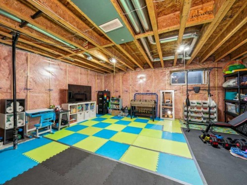 115 Canals Circle Sw, Airdrie, AB - Indoor Photo Showing Basement
