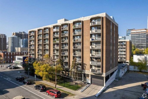 808-340 14 Avenue Sw, Calgary, AB - Outdoor With Balcony
