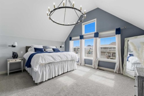 55 Marquis Green Se, Calgary, AB - Indoor Photo Showing Bedroom