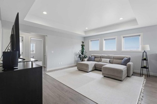 55 Marquis Green Se, Calgary, AB - Indoor Photo Showing Living Room