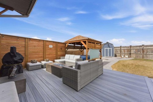 55 Marquis Green Se, Calgary, AB - Outdoor With Deck Patio Veranda With Exterior