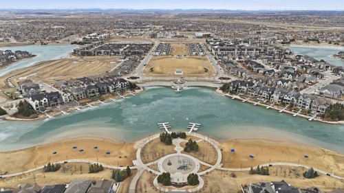 55 Marquis Green Se, Calgary, AB - Outdoor With Body Of Water With View