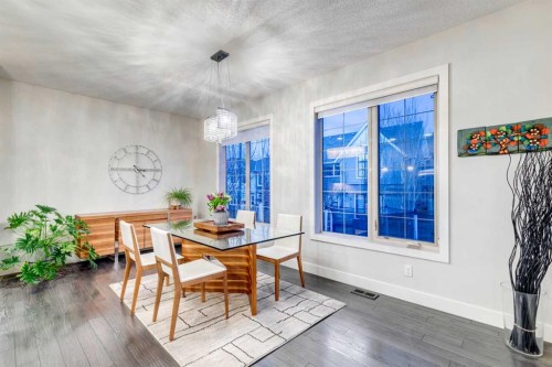 61 Masters Landing Se, Calgary, AB - Indoor Photo Showing Dining Room