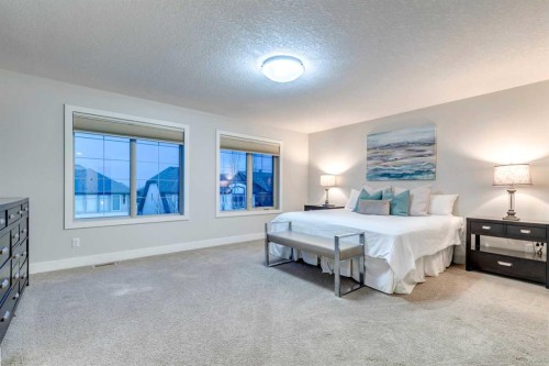 61 Masters Landing Se, Calgary, AB - Indoor Photo Showing Bedroom