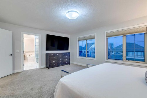 61 Masters Landing Se, Calgary, AB - Indoor Photo Showing Bedroom