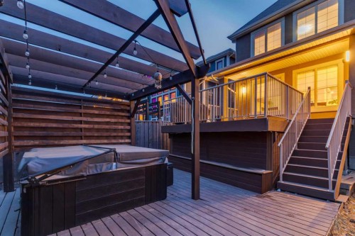 61 Masters Landing Se, Calgary, AB -  With Deck Patio Veranda With Exterior