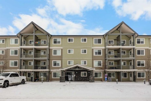 2210-181 Skyview Ranch Manor Ne, Calgary, AB - Outdoor With Balcony With Facade