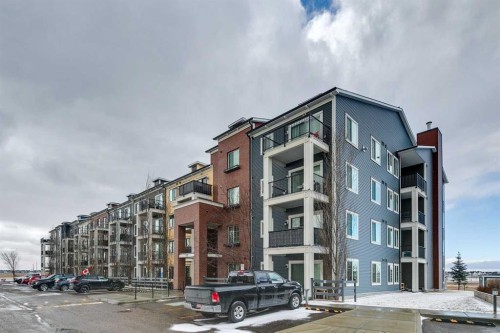 3203-99 Copperstone Park Se, Calgary, AB - Outdoor With Balcony With Facade