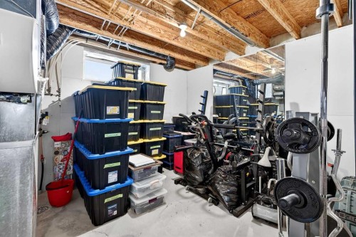 57 Everridge Way Sw, Calgary, AB - Indoor Photo Showing Basement