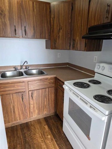 4503 73 Street Nw, Calgary, AB - Indoor Photo Showing Kitchen With Double Sink