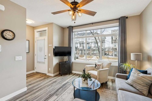 166 Legacy Common Se, Calgary, AB - Indoor Photo Showing Living Room