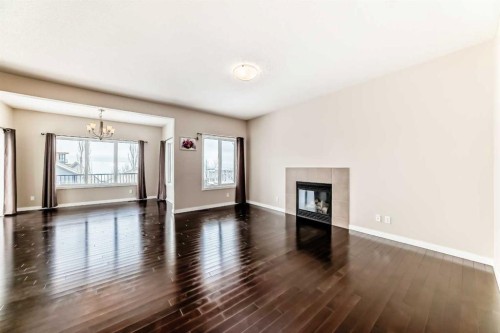 12 Kincora Mews Nw, Calgary, AB - Indoor With Fireplace