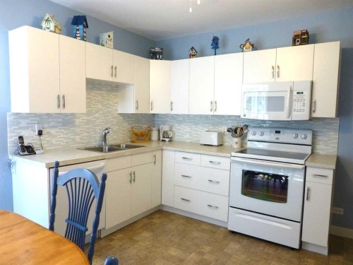 2828 25A Street Sw, Calgary, AB - Indoor Photo Showing Kitchen With Double Sink With Upgraded Kitchen