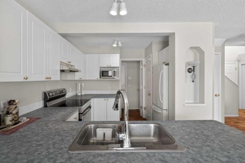 223 Citadel Meadow Close Nw, Calgary, AB - Indoor Photo Showing Kitchen With Double Sink
