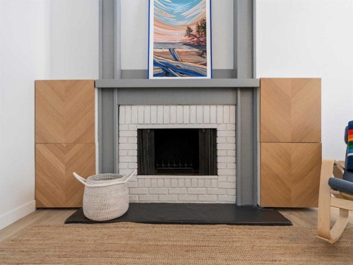 7723 Hunterview Drive Nw, Calgary, AB - Indoor With Fireplace