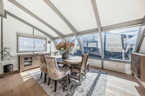 9215 Allison Drive Se, Calgary, AB - Indoor Photo Showing Dining Room