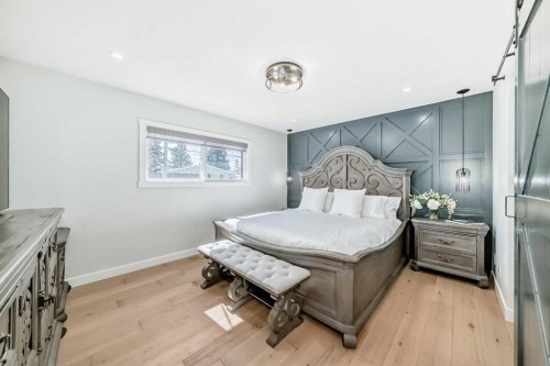 9215 Allison Drive Se, Calgary, AB - Indoor Photo Showing Bedroom