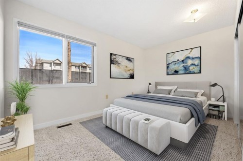 2640 Dovely Court Se, Calgary, AB - Indoor Photo Showing Bedroom