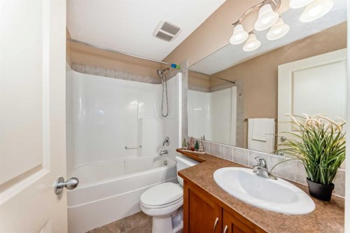 273 Silverado Plains Close Sw, Calgary, AB - Indoor Photo Showing Bathroom