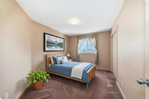 273 Silverado Plains Close Sw, Calgary, AB - Indoor Photo Showing Bedroom