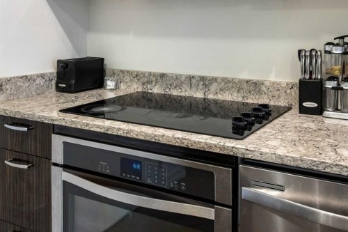 1206-450 8 Avenue Se, Calgary, AB - Indoor Photo Showing Kitchen