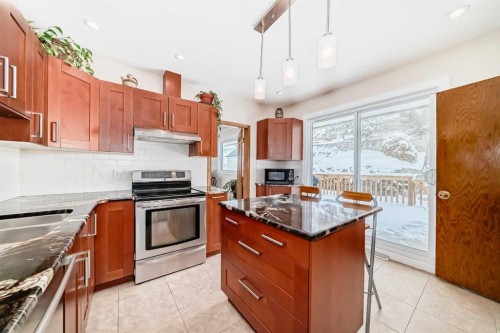 824 Bridge Crescent Ne, Calgary, AB - Indoor Photo Showing Kitchen With Stainless Steel Kitchen With Double Sink