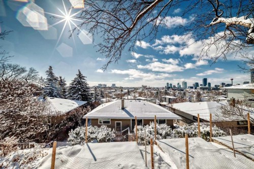 824 Bridge Crescent Ne, Calgary, AB - Outdoor With Deck Patio Veranda With View