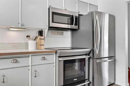 1323 University Drive Nw, Calgary, AB - Indoor Photo Showing Kitchen With Stainless Steel Kitchen