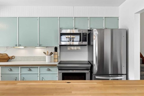 1323 University Drive Nw, Calgary, AB - Indoor Photo Showing Kitchen With Stainless Steel Kitchen